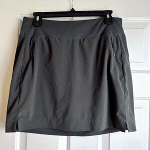 Athleta Dark Gray/Olive Skort with Pockets W Size 10